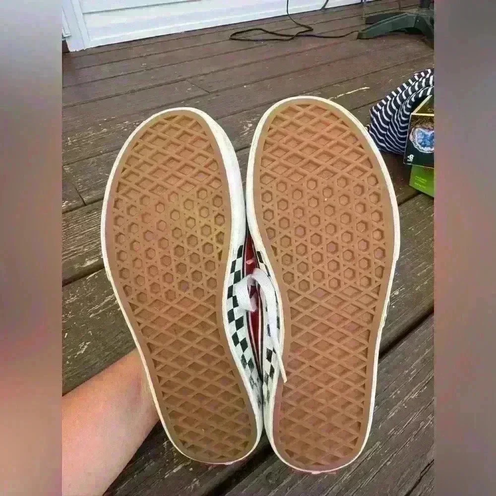 VANS, youth size 5, good condition, red sneakers